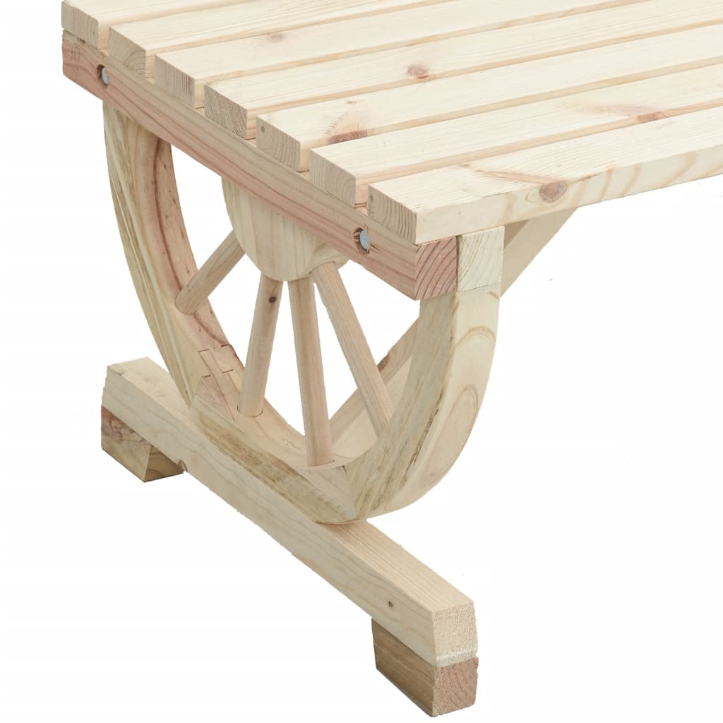 vidaXL Set mobilier de grădină, 2 piese, lemn masiv de brad vidaXL Set mobilier de grădină, 2 piese, lemn masiv de brad