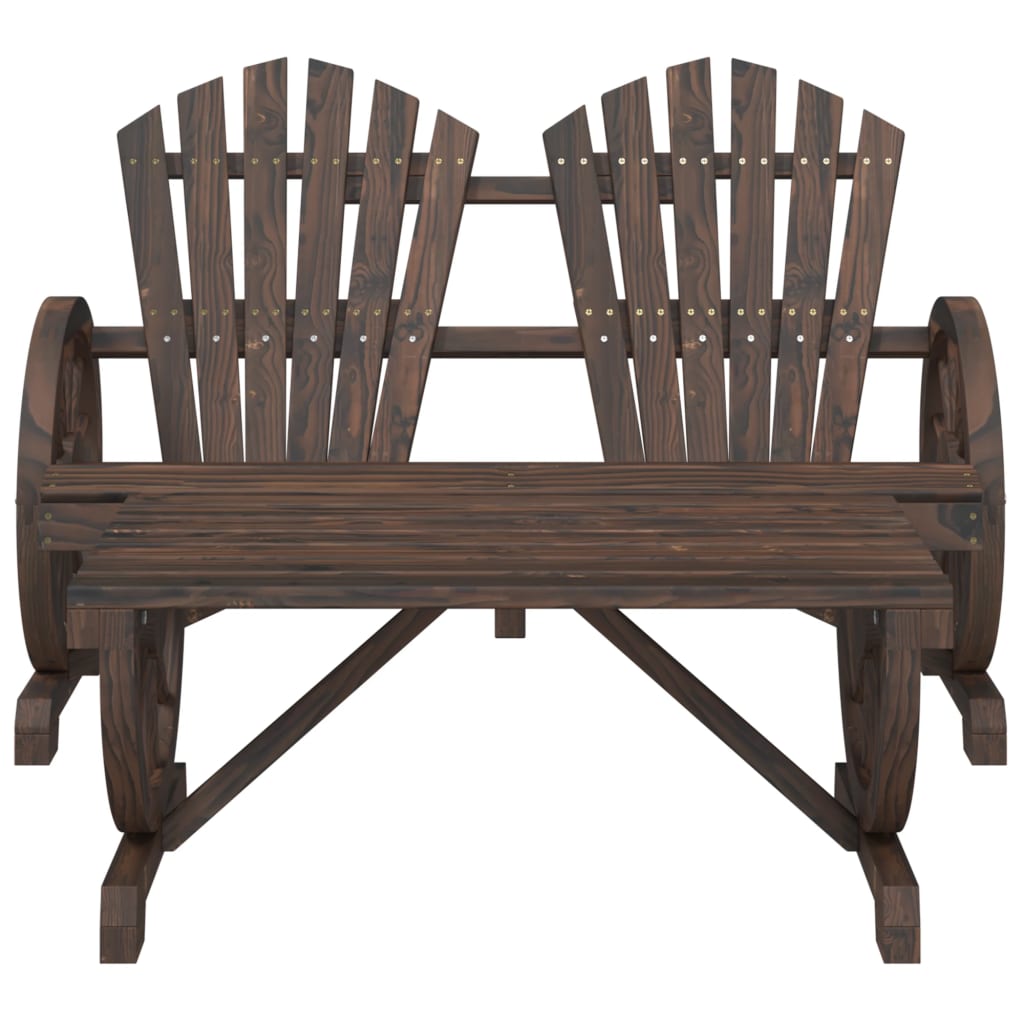 vidaXL Set mobilier de grădină, 2 piese, lemn masiv de brad vidaXL Set mobilier de grădină, 2 piese, lemn masiv de brad