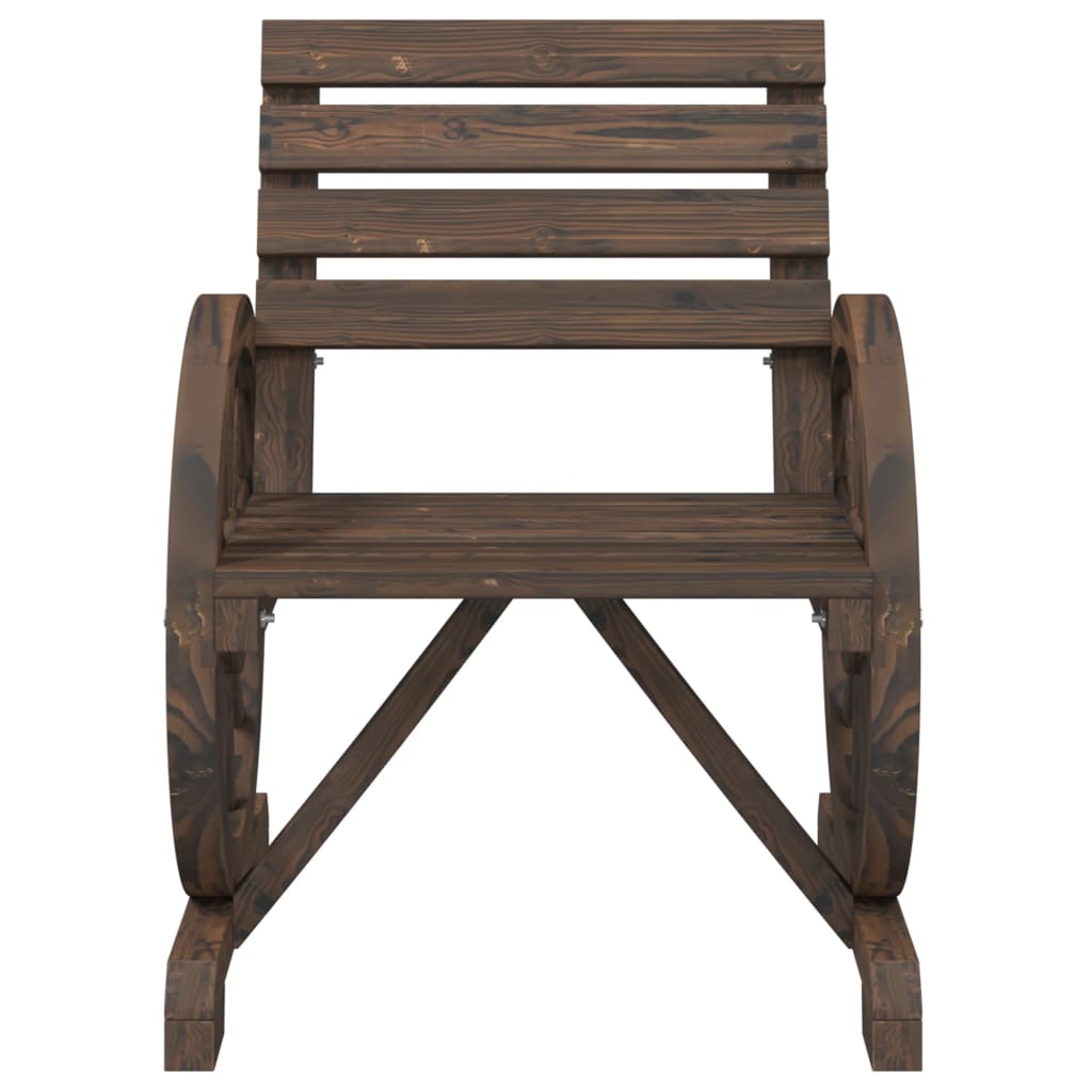 vidaXL Scaun de grădină, 58x58x78,5 cm, lemn masiv de brad vidaXL Scaun de grădină, 58x58x78,5 cm, lemn masiv de brad