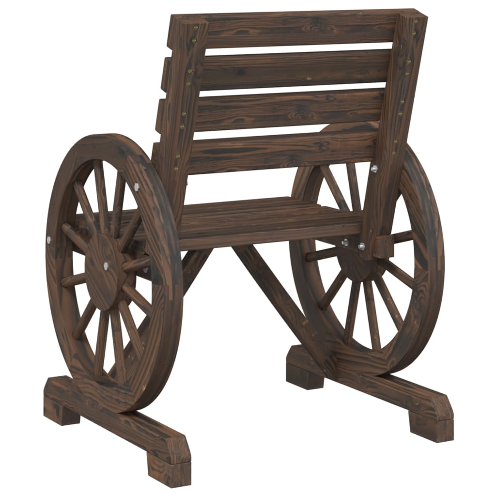 vidaXL Scaun de grădină, 58x58x78,5 cm, lemn masiv de brad vidaXL Scaun de grădină, 58x58x78,5 cm, lemn masiv de brad