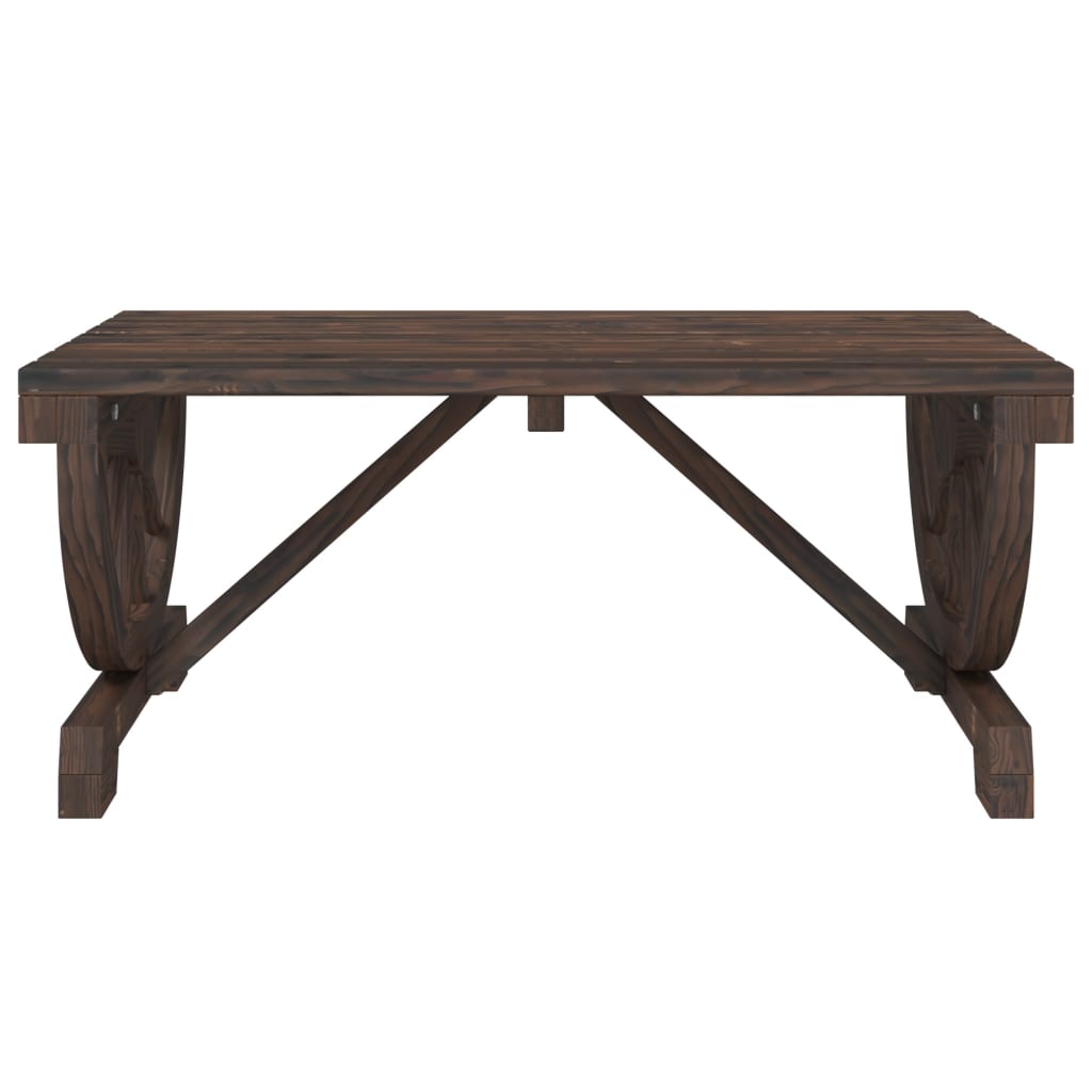 vidaXL Măsuță de cafea de grădină, 90x50x40 cm, lemn masiv de brad vidaXL Măsuță de cafea de grădină, 90x50x40 cm, lemn masiv de brad