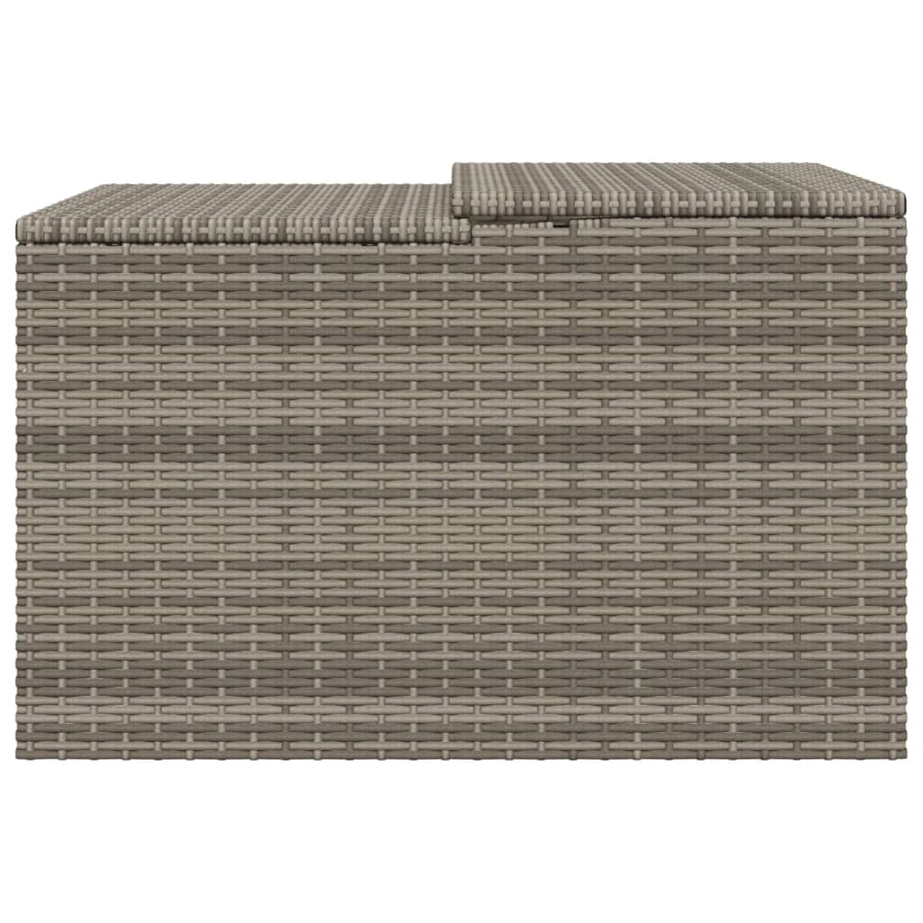 vidaXL Garaj pentru mașina de tuns iarba, gri 86x90x52/57 cm poliratan vidaXL Garaj pentru mașina de tuns iarba, gri 86x90x52/57 cm poliratan