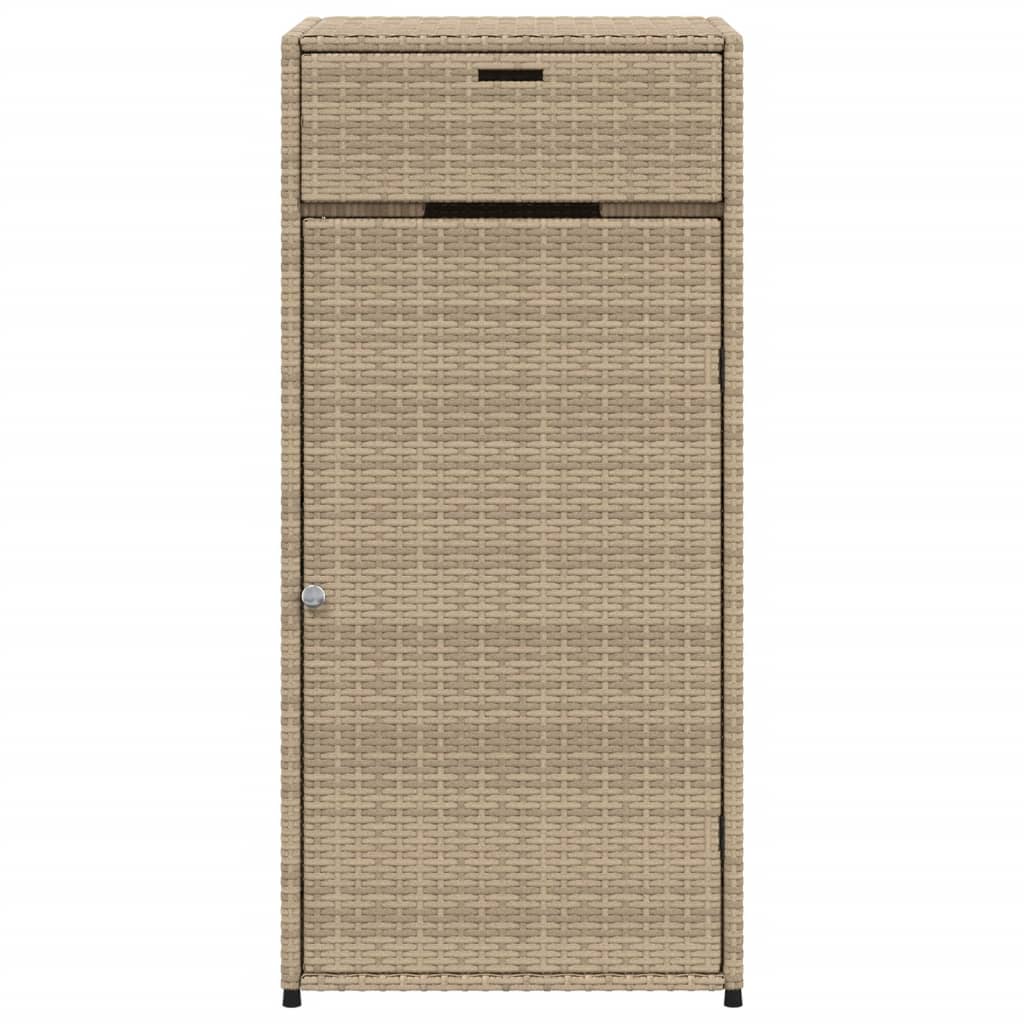 vidaXL Dulap depozitare de grădină, bej, 55x55x111 cm, poliratan vidaXL Dulap depozitare de grădină, bej, 55x55x111 cm, poliratan