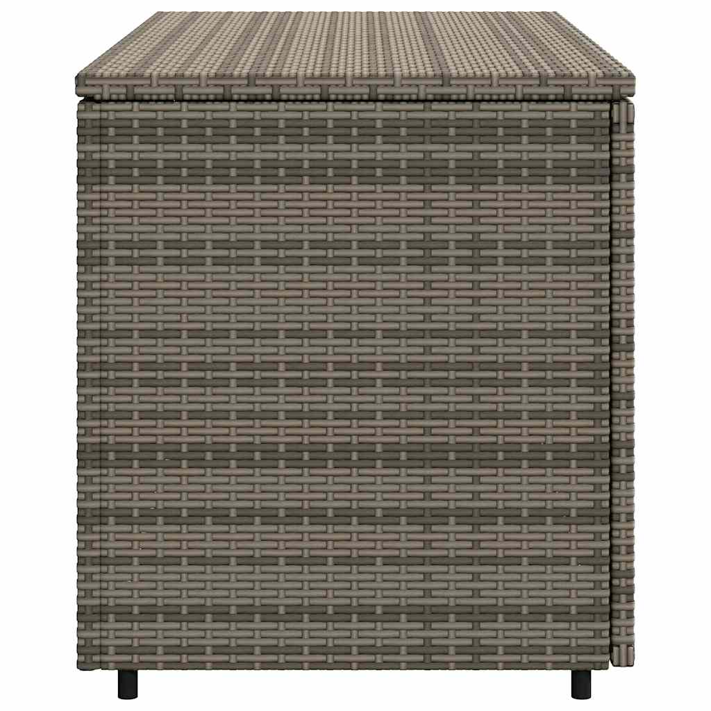 vidaXL Dulap depozitare de grădină, gri, 110x55x60,5 cm, poliratan vidaXL Dulap depozitare de grădină, gri, 110x55x60,5 cm, poliratan