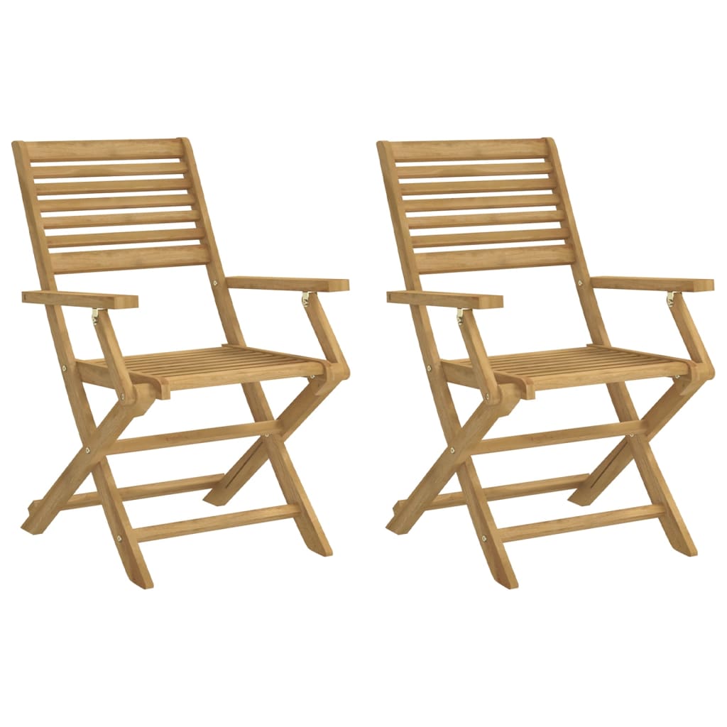 vidaXL Scaune grădină pliante 2 buc 54,5x61,5x86,5cm lemn masiv acacia vidaXL Scaune grădină pliante 2 buc 54,5x61,5x86,5cm lemn masiv acacia