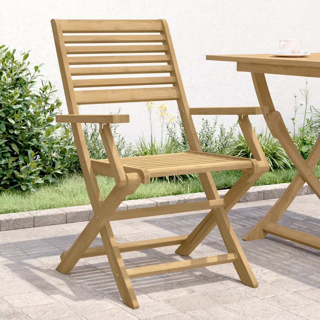 vidaXL Scaune grădină pliante 4 buc 54,5x61,5x86,5cm lemn masiv acacia vidaXL Scaune grădină pliante 4 buc 54,5x61,5x86,5cm lemn masiv acacia