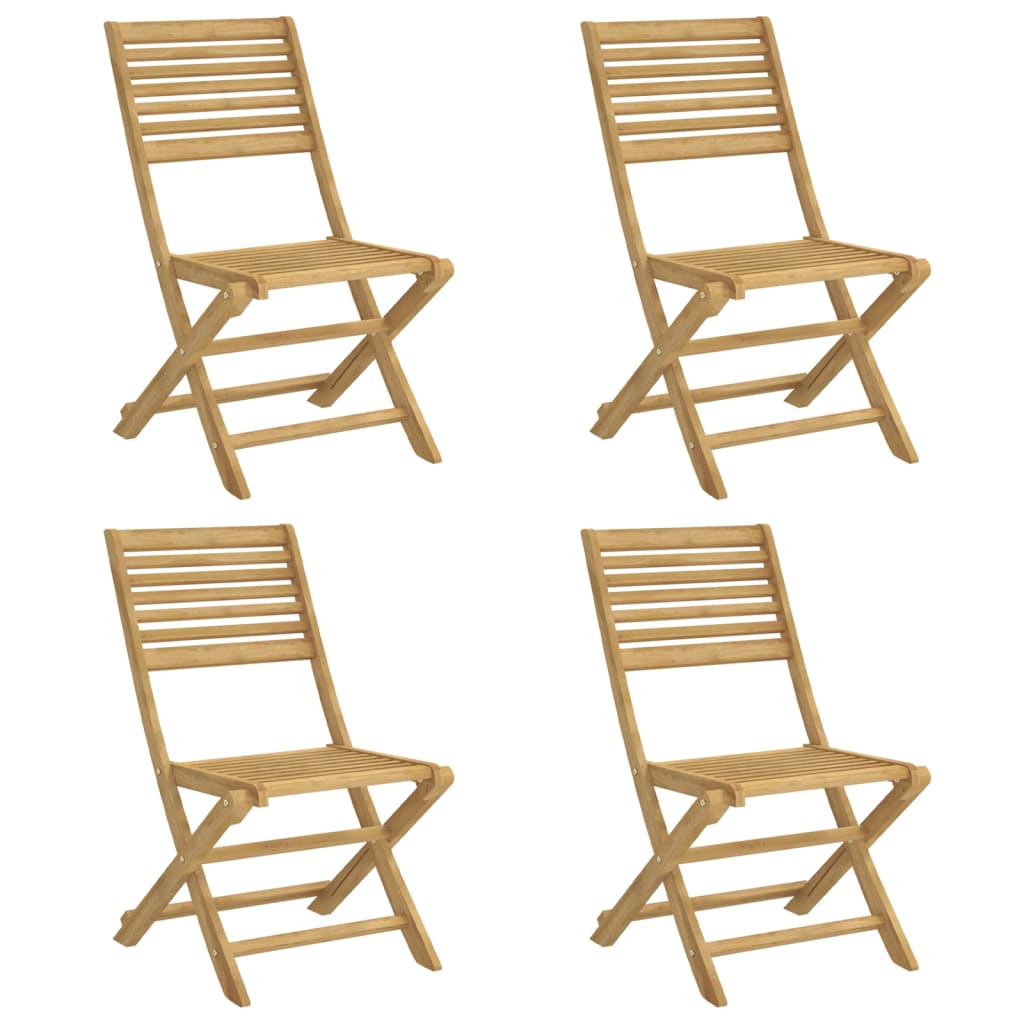 vidaXL Scaune grădină pliante 4 buc. 48,5x61,5x87 cm lemn masiv acacia vidaXL Scaune grădină pliante 4 buc. 48,5x61,5x87 cm lemn masiv acacia