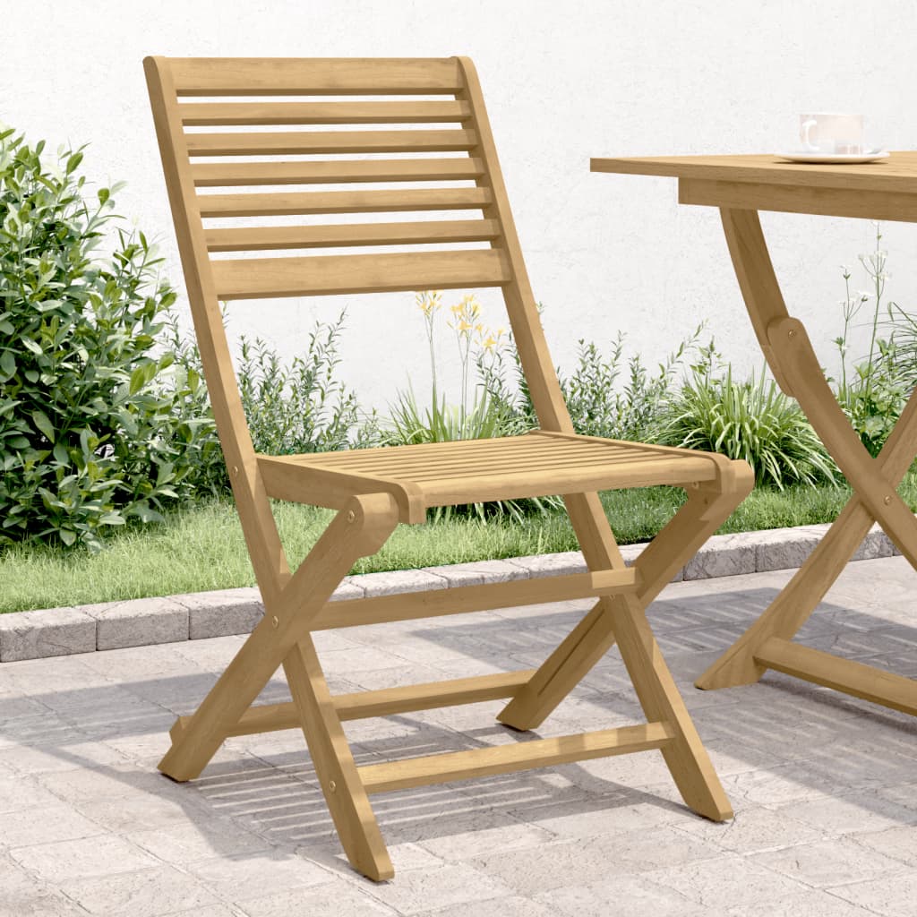 vidaXL Scaune grădină pliante 4 buc. 48,5x61,5x87 cm lemn masiv acacia vidaXL Scaune grădină pliante 4 buc. 48,5x61,5x87 cm lemn masiv acacia