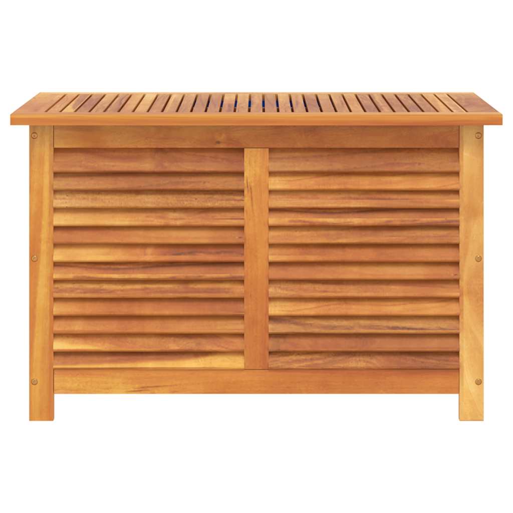vidaXL Ladă depozitare grădină cu grilaj 90x50x56 cm lemn masiv acacia vidaXL Ladă depozitare grădină cu grilaj 90x50x56 cm lemn masiv acacia