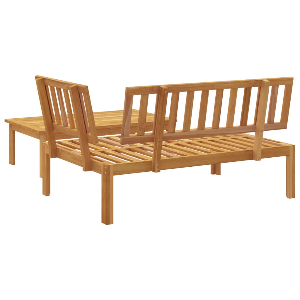 vidaXL Set canapea din paleți de grădină, 2 piese, lemn masiv acacia vidaXL Set canapea din paleți de grădină, 2 piese, lemn masiv acacia