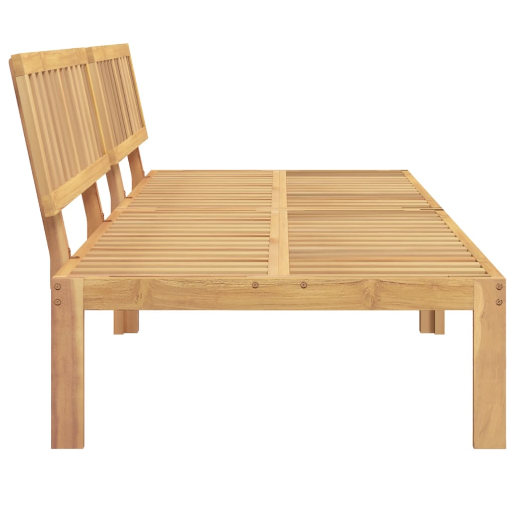 vidaXL Set canapele mijloc paleți de grădină 2 buc. lemn masiv acacia vidaXL Set canapele mijloc paleți de grădină 2 buc. lemn masiv acacia