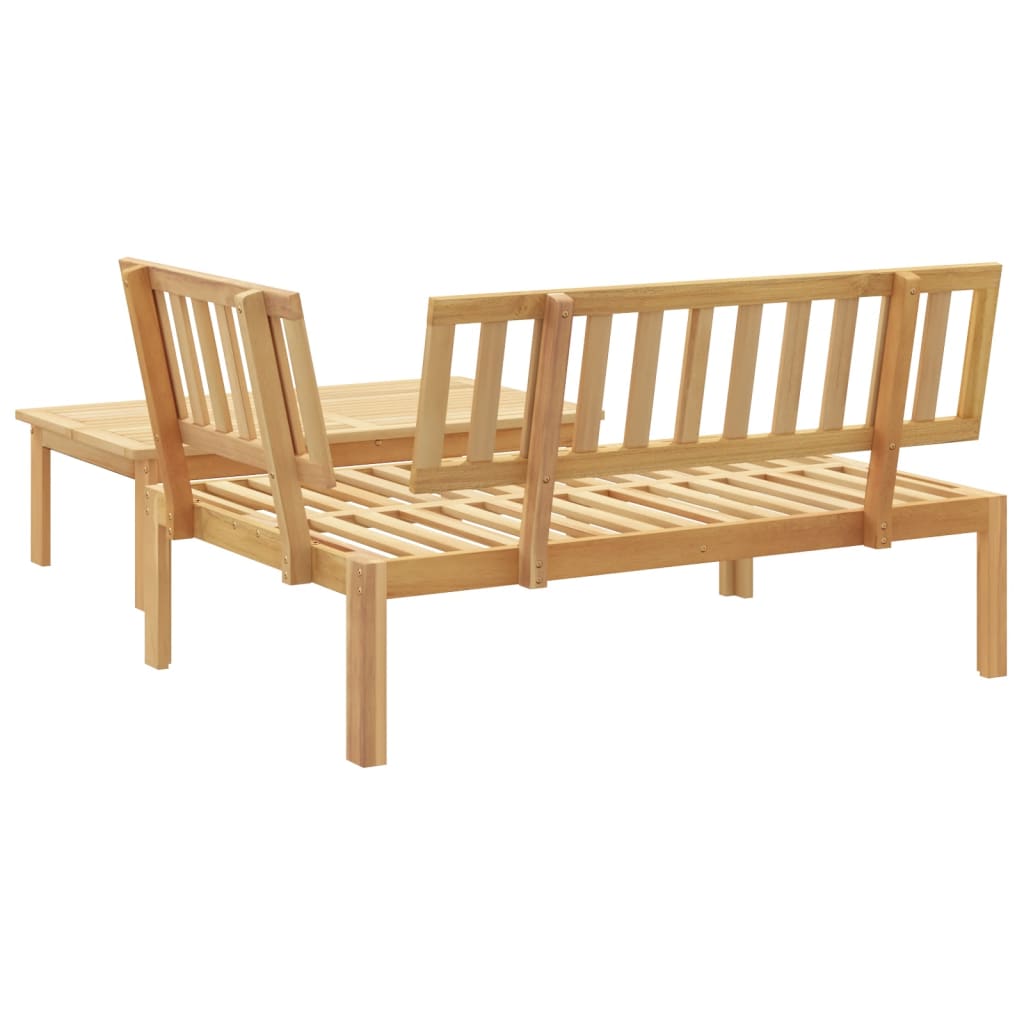 vidaXL Set canapea din paleți de grădină, 2 piese, lemn masiv acacia vidaXL Set canapea din paleți de grădină, 2 piese, lemn masiv acacia