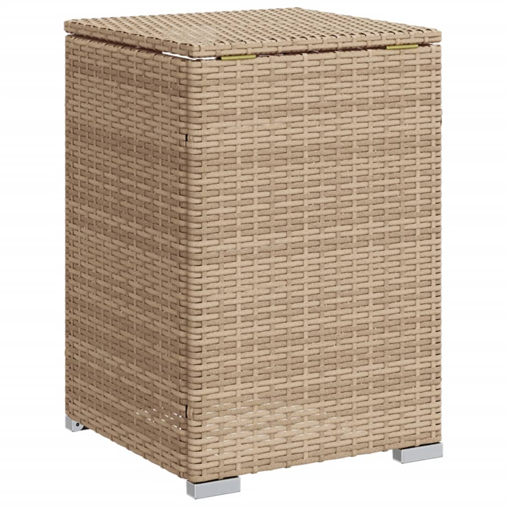 vidaXL Masă mască acoperire rezervor propan bej 40x40x60 cm poliratan vidaXL Masă mască acoperire rezervor propan bej 40x40x60 cm poliratan