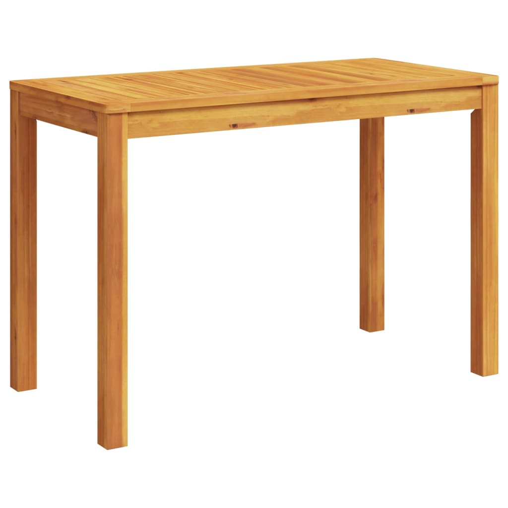 vidaXL Masă de grădină, 110x55x75 cm, lemn masiv de acacia