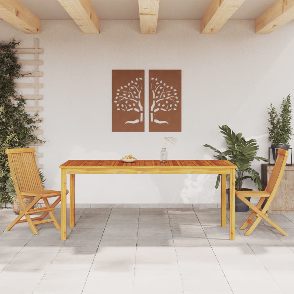 vidaXL Masă de grădină, 180x90x75 cm, lemn masiv de acacia