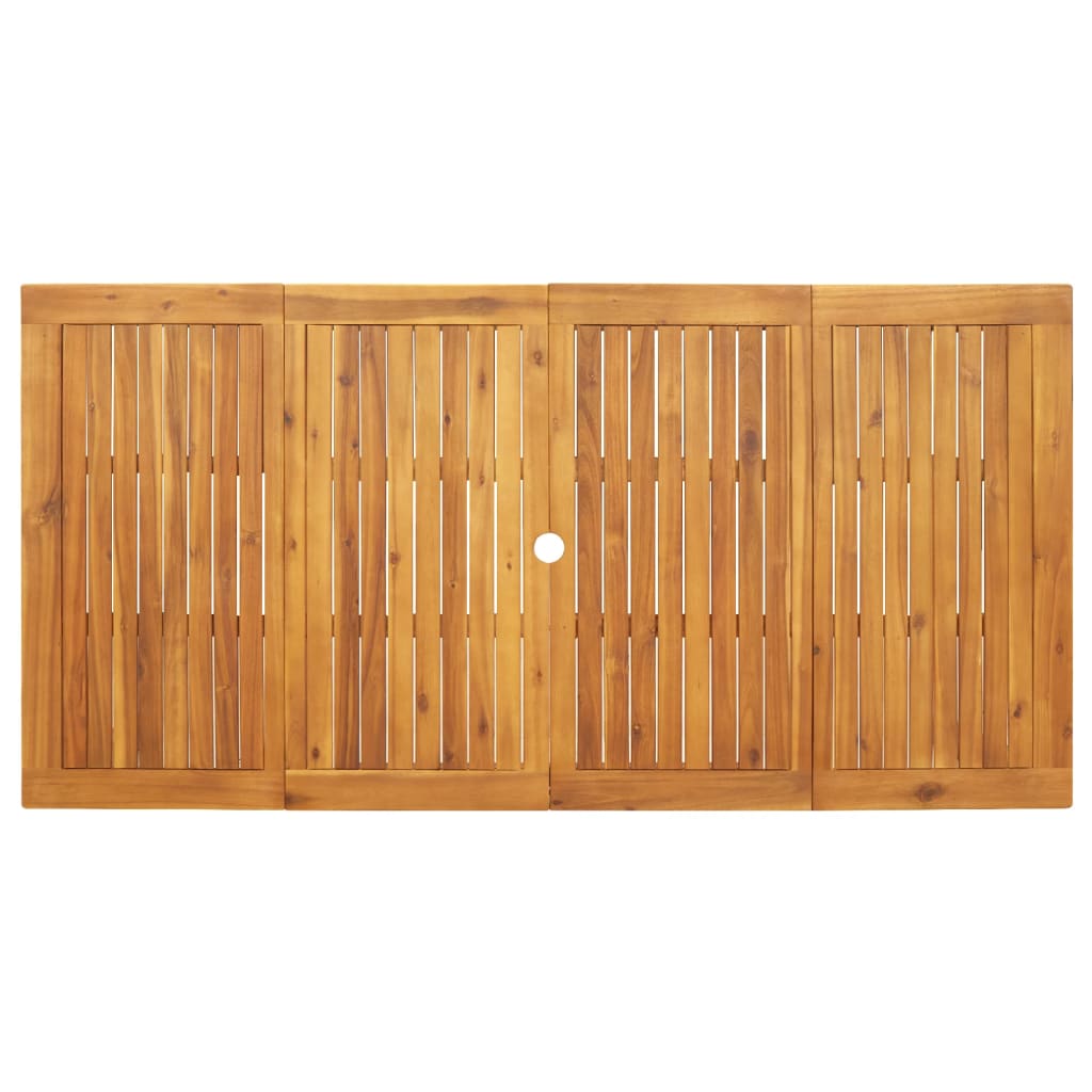 vidaXL Masă de grădină, 180x90x75 cm, lemn masiv de acacia
