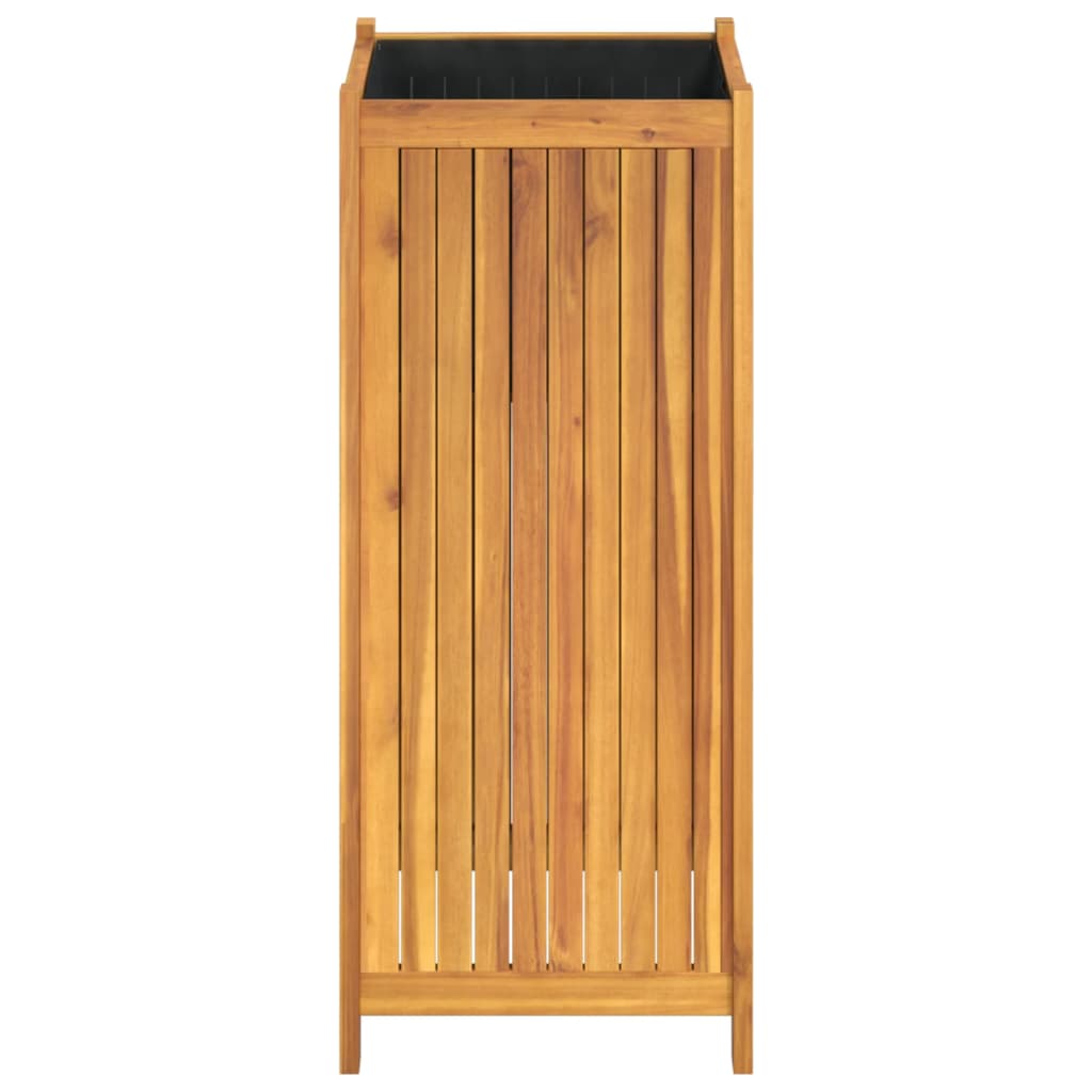 vidaXL Jardinieră de grădină cu căptușeală, 42x42x100 cm, lemn acacia vidaXL Jardinieră de grădină cu căptușeală, 42x42x100 cm, lemn acacia
