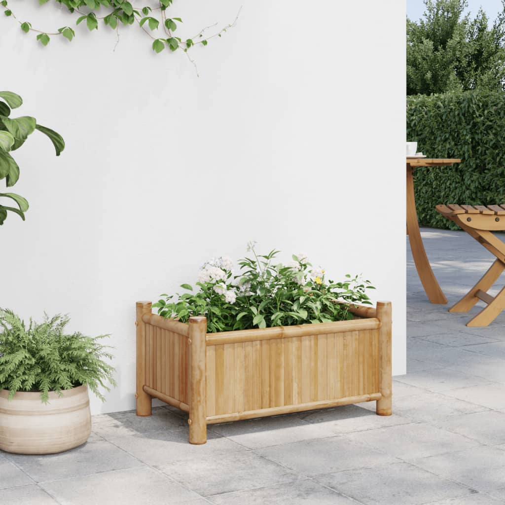 vidaXL Jardinieră, 50x30x25 cm, bambus vidaXL Jardinieră, 50x30x25 cm, bambus
