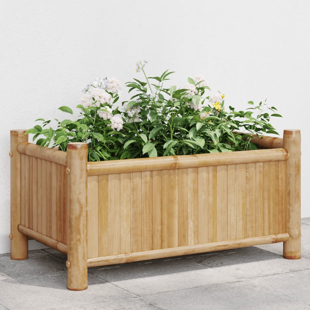 vidaXL Jardinieră, 50x30x25 cm, bambus vidaXL Jardinieră, 50x30x25 cm, bambus