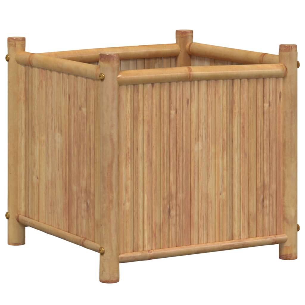 vidaXL Jardinieră, 40x40x40 cm, bambus vidaXL Jardinieră, 40x40x40 cm, bambus