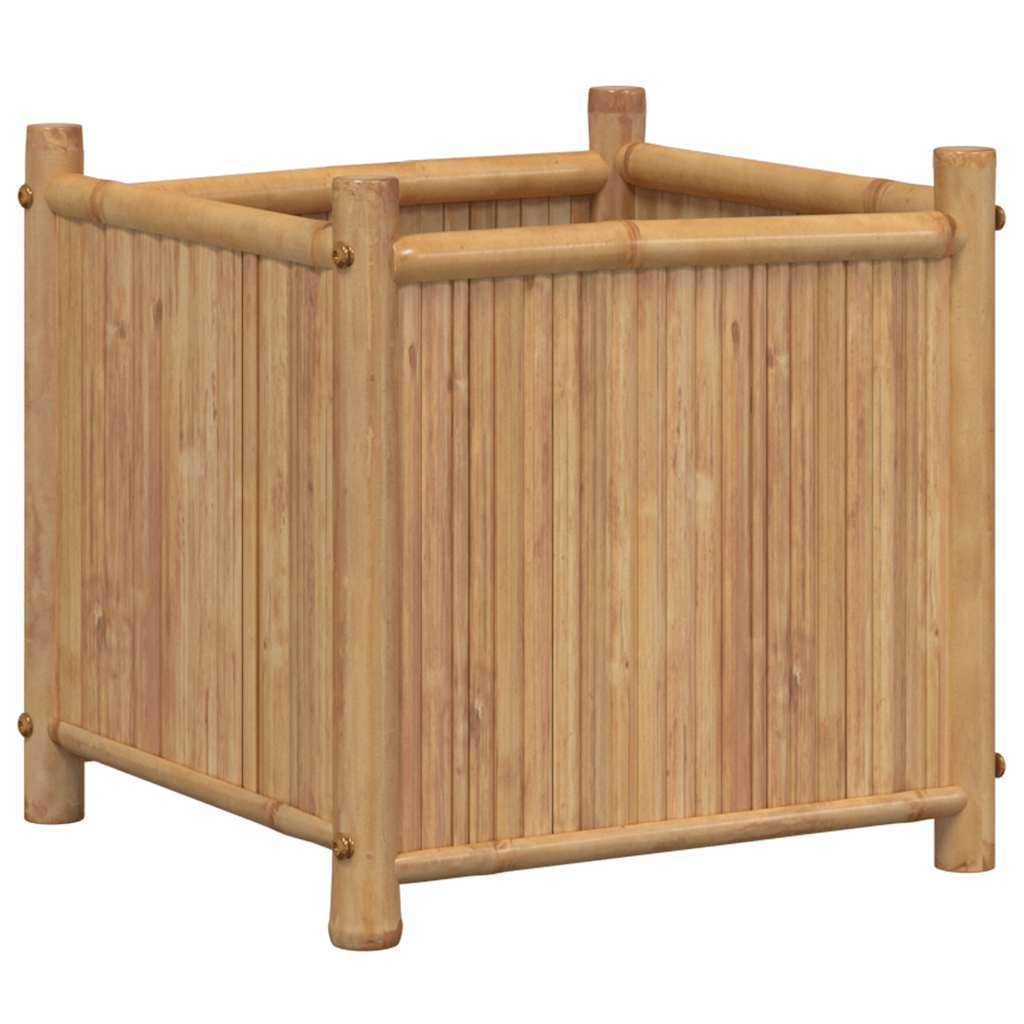 vidaXL Jardinieră, 40x40x40 cm, bambus vidaXL Jardinieră, 40x40x40 cm, bambus