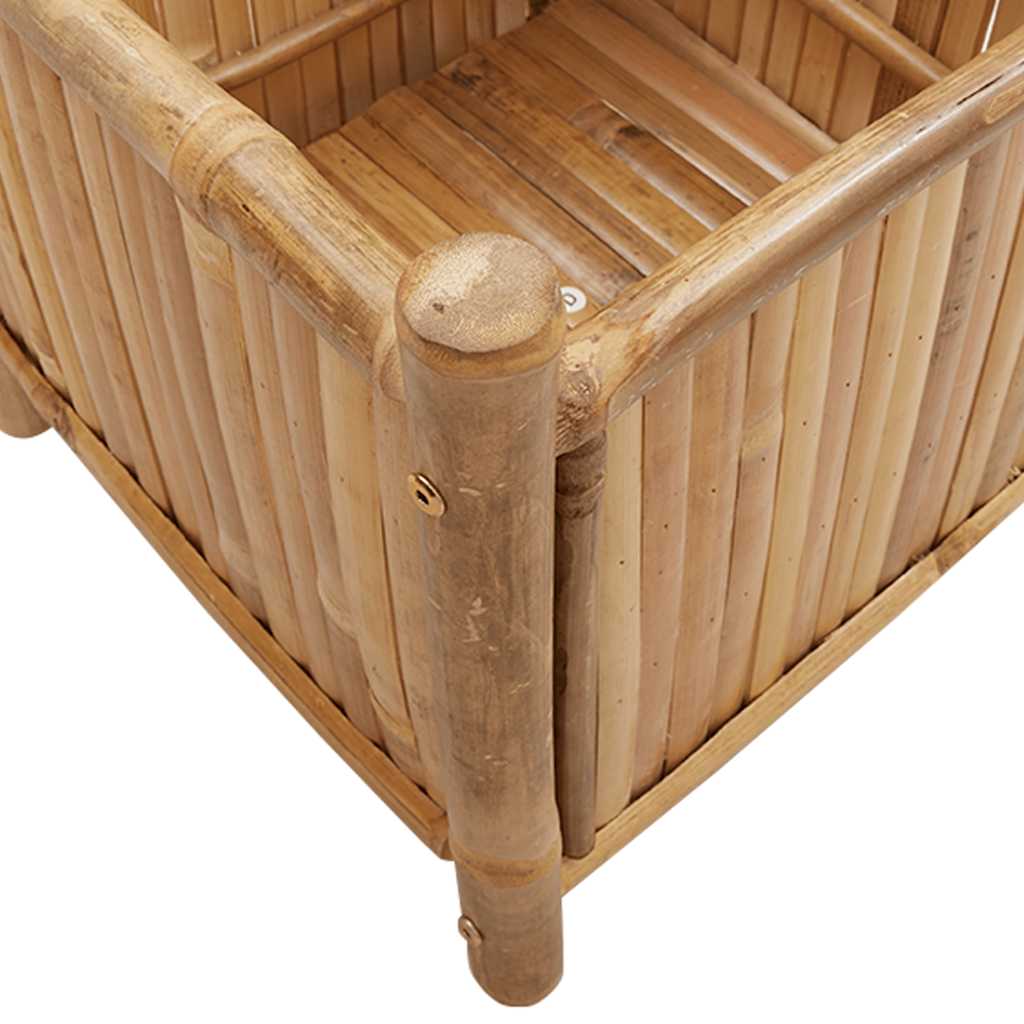 vidaXL Jardinieră, 50x50x50 cm, bambus vidaXL Jardinieră, 50x50x50 cm, bambus