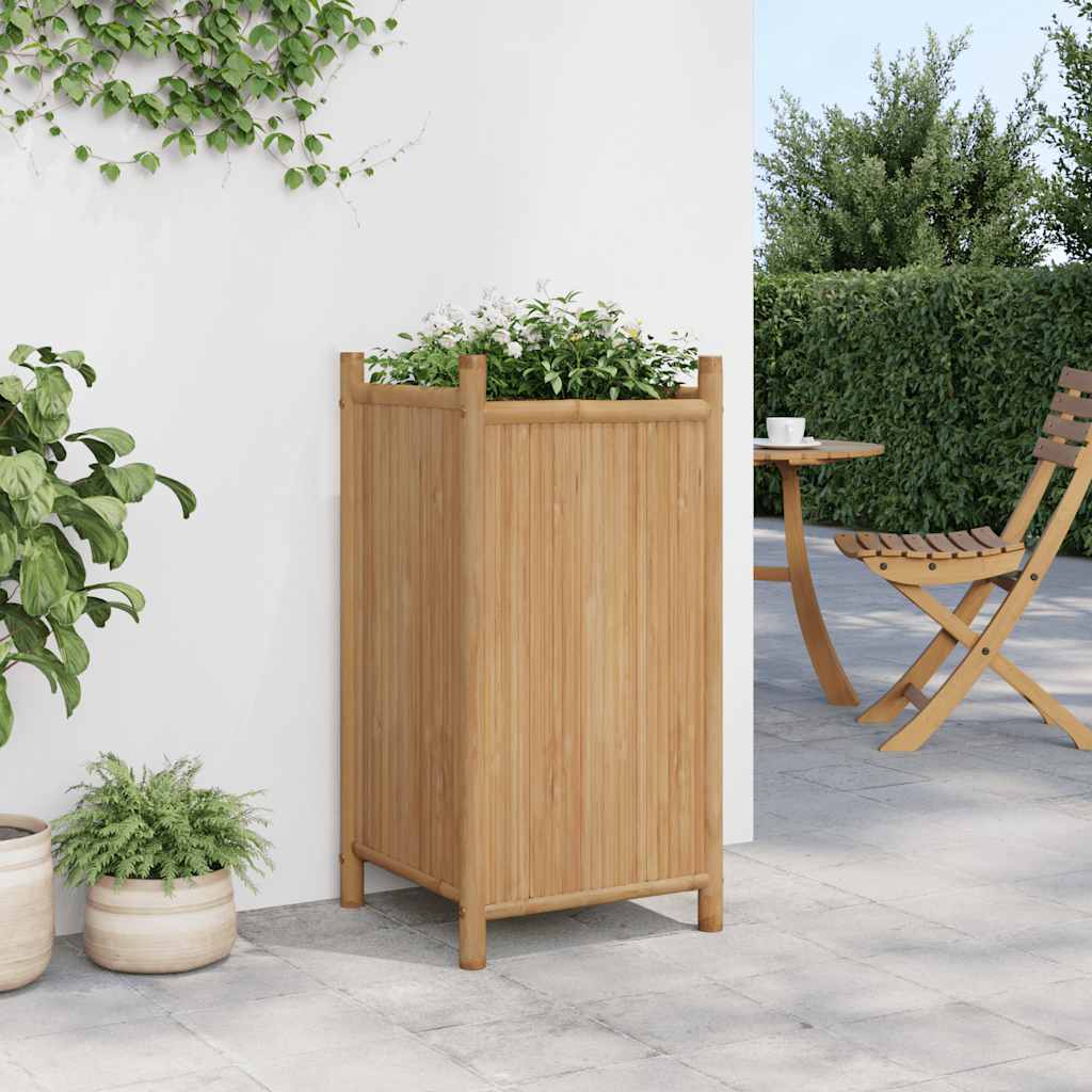 vidaXL Jardinieră, 40x40x80 cm, bambus vidaXL Jardinieră, 40x40x80 cm, bambus