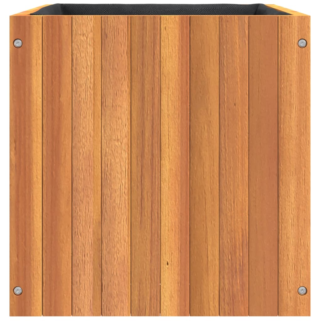 vidaXL Jardinieră de grădină, 45x45x45 cm, lemn masiv de acacia vidaXL Jardinieră de grădină, 45x45x45 cm, lemn masiv de acacia