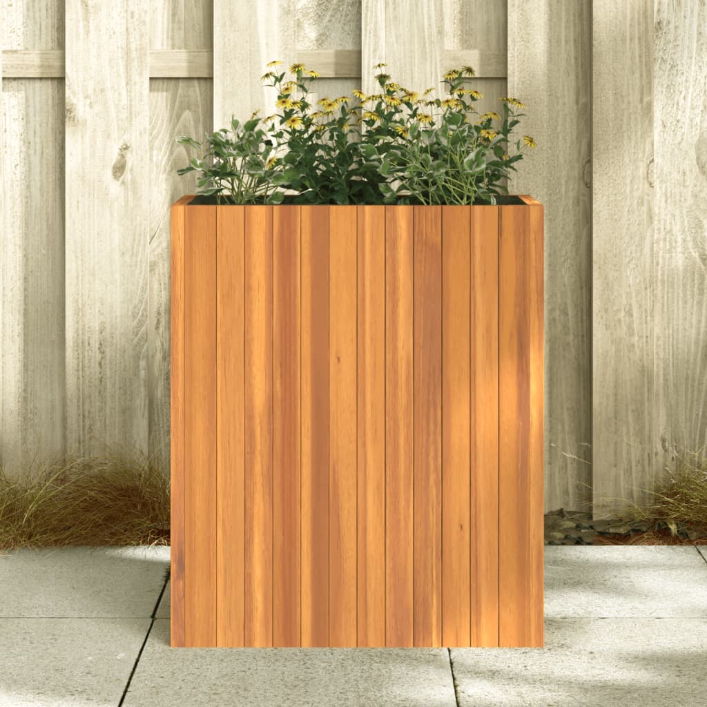 vidaXL Jardinieră de grădină, 59x27,5x70 cm, lemn masiv de acacia vidaXL Jardinieră de grădină, 59x27,5x70 cm, lemn masiv de acacia