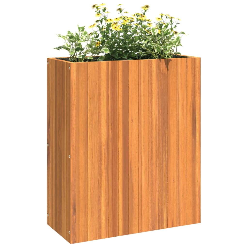 vidaXL Jardinieră de grădină, 59x27,5x70 cm, lemn masiv de acacia vidaXL Jardinieră de grădină, 59x27,5x70 cm, lemn masiv de acacia