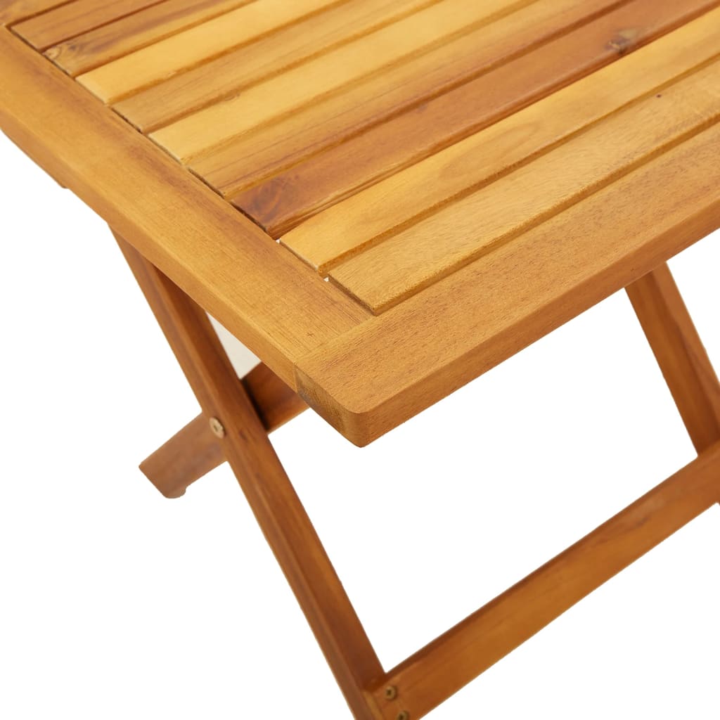 vidaXL Masă laterală de grădină 40x40x40 cm lemn masiv de acacia