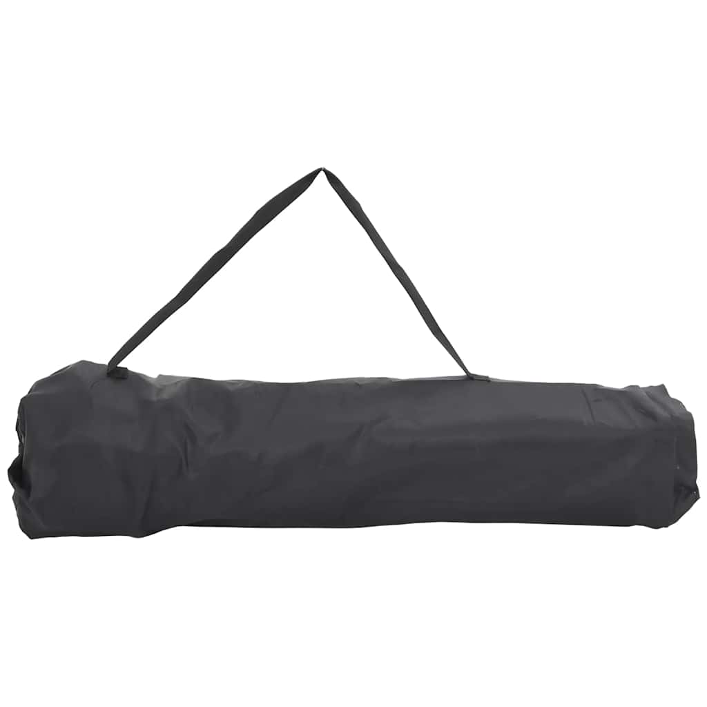 vidaXL Scaune de camping cu buzunar, pliabile, 2 buc., gri