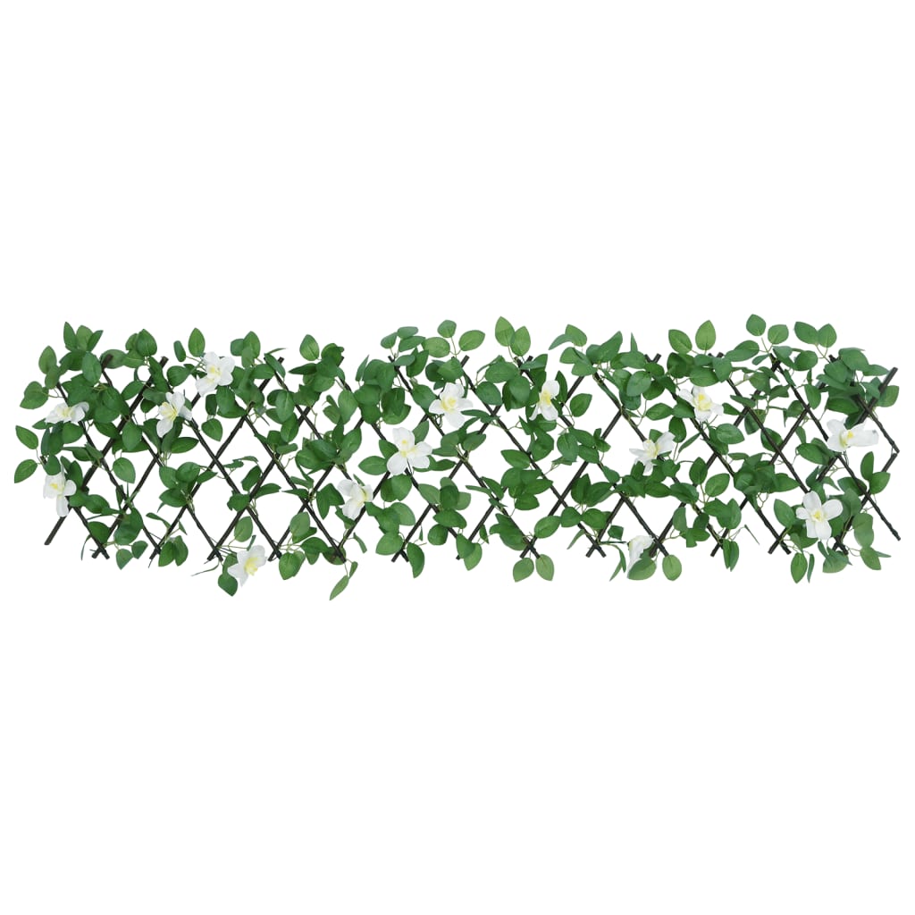 vidaXL Spalier cu iederă artificială extensibil 5 buc. verde 180x30 cm