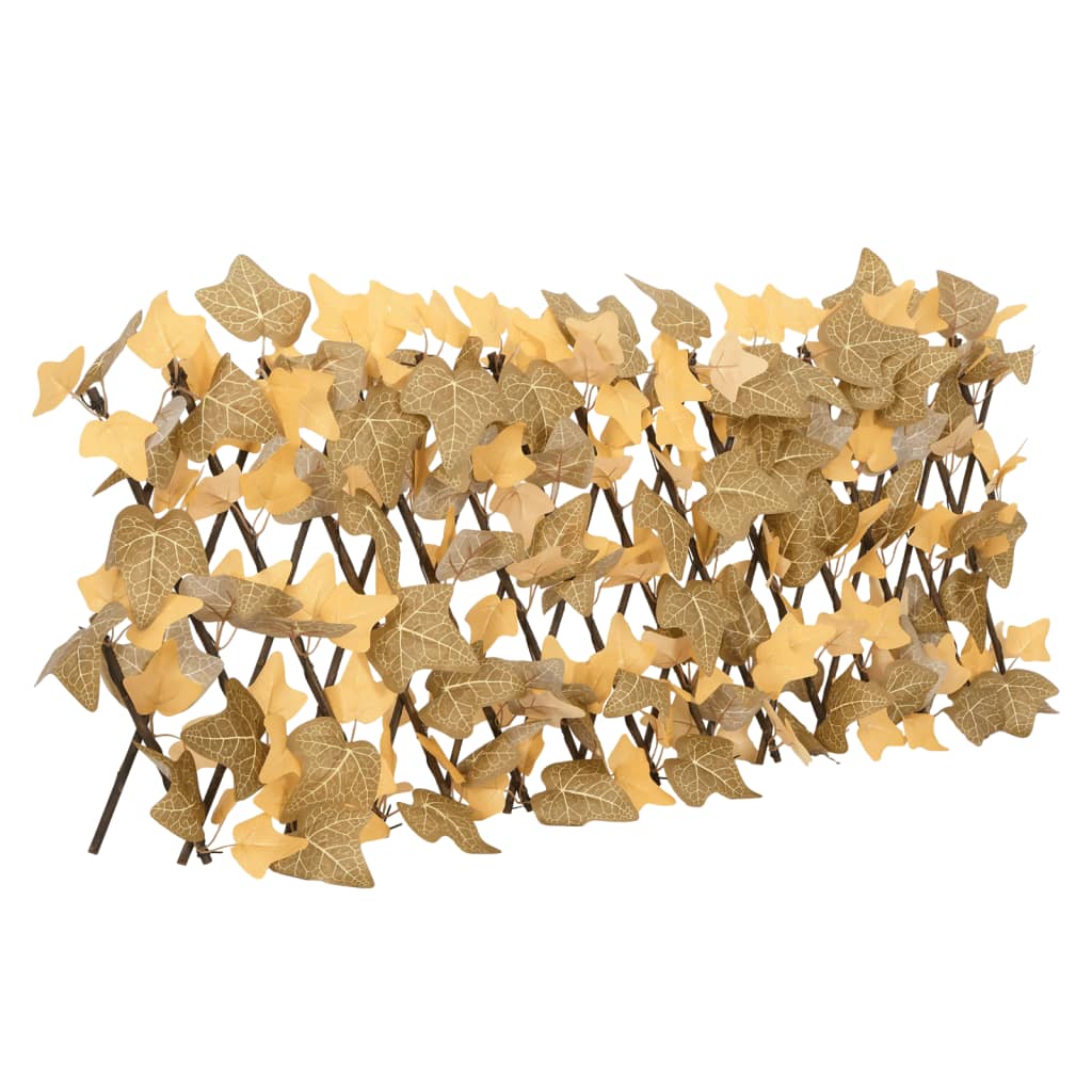 vidaXL Spalier frunze arțar false extensibil 5 buc. oranj 180x30 cm