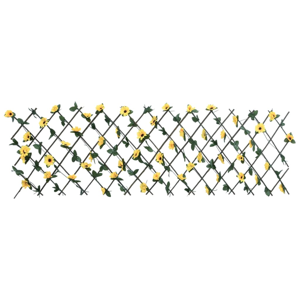 vidaXL Spalier iederă artificială extensibil, 5 buc. galben, 180x60 cm vidaXL Spalier iederă artificială extensibil, 5 buc. galben, 180x60 cm
