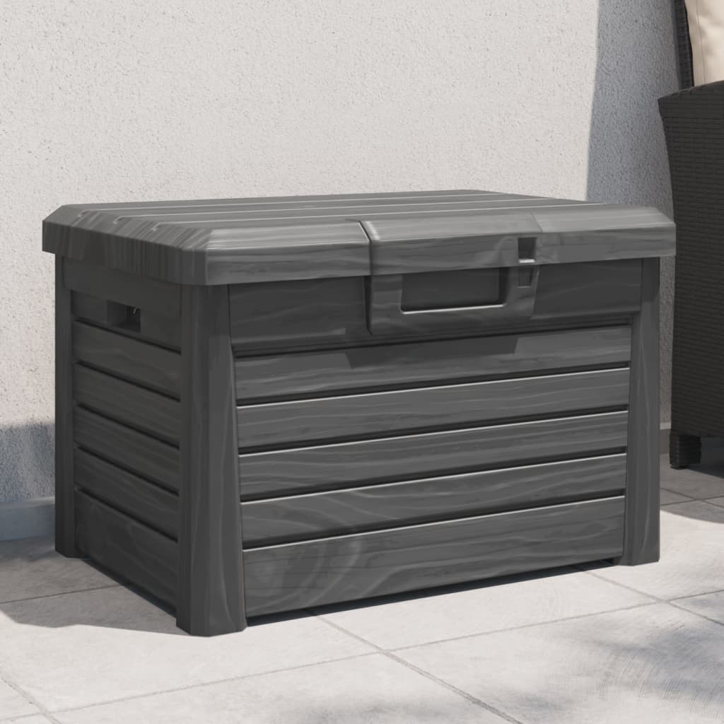 vidaXL Cutie de perne exterior antracit 73x50,5x46,5 cm polipropilenă vidaXL Cutie de perne exterior antracit 73x50,5x46,5 cm polipropilenă