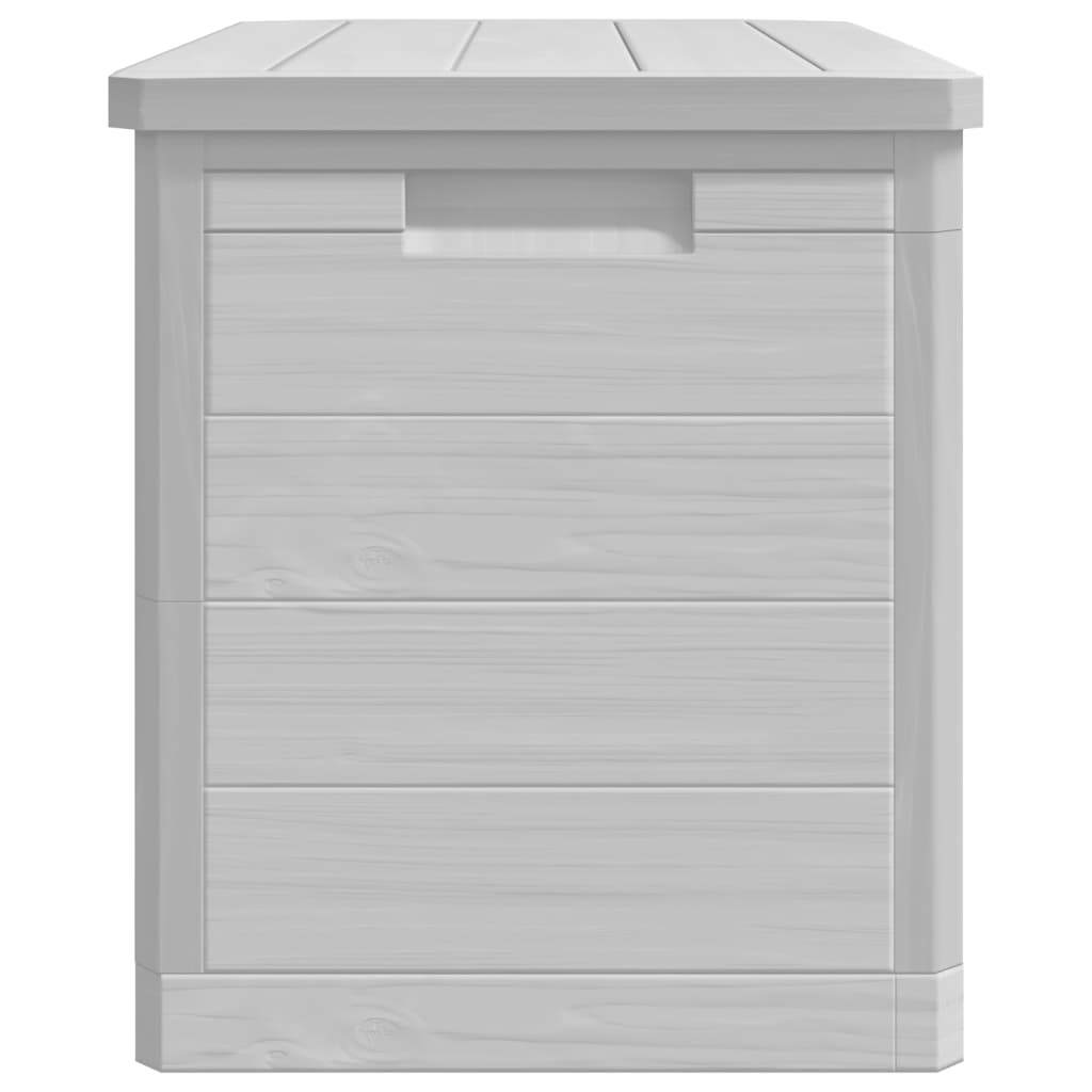 vidaXL Cutie de perne de exterior gri 77,5x44,5x53 cm polipropilenă vidaXL Cutie de perne de exterior gri 77,5x44,5x53 cm polipropilenă