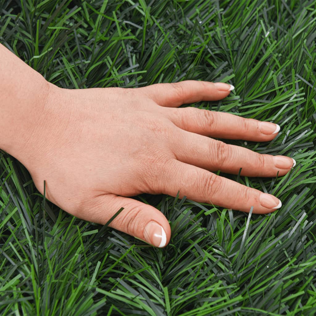 vidaXL Gard cu iarbă artificială, verde, 1x10 m vidaXL Gard cu iarbă artificială, verde, 1x10 m
