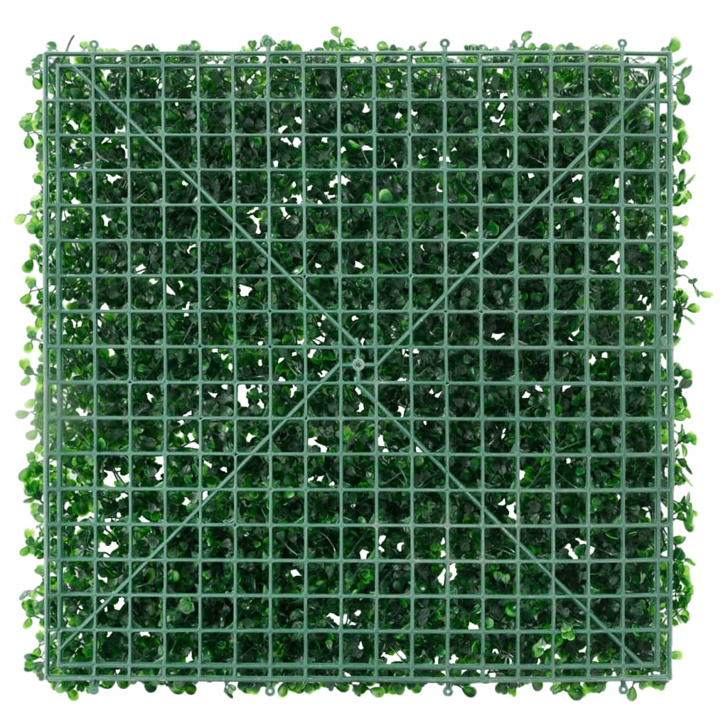 vidaXL Gard din frunze de arbust artificiale, 6 buc., verde, 50x50 cm vidaXL Gard din frunze de arbust artificiale, 6 buc., verde, 50x50 cm
