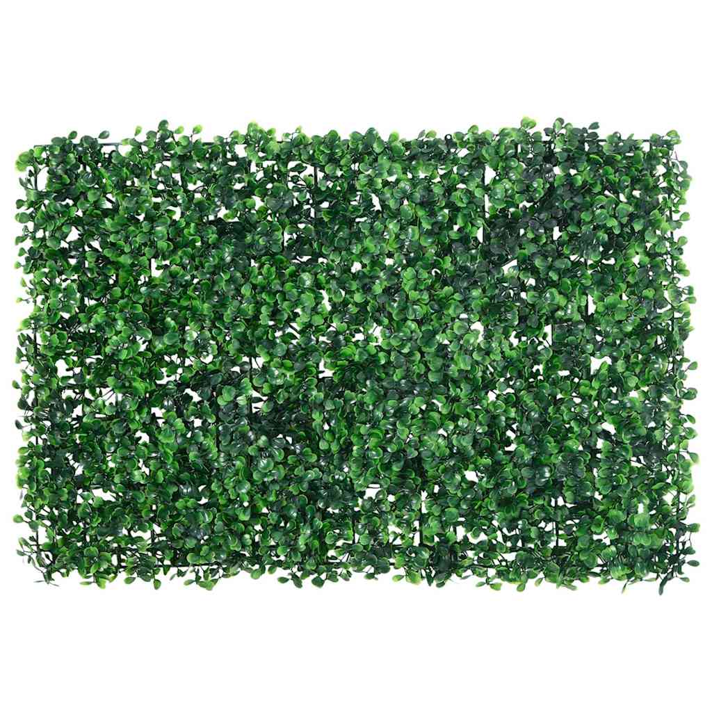 vidaXL Gard din frunze de arbust artificiale, 6 buc., verde, 40x60 cm vidaXL Gard din frunze de arbust artificiale, 6 buc., verde, 40x60 cm