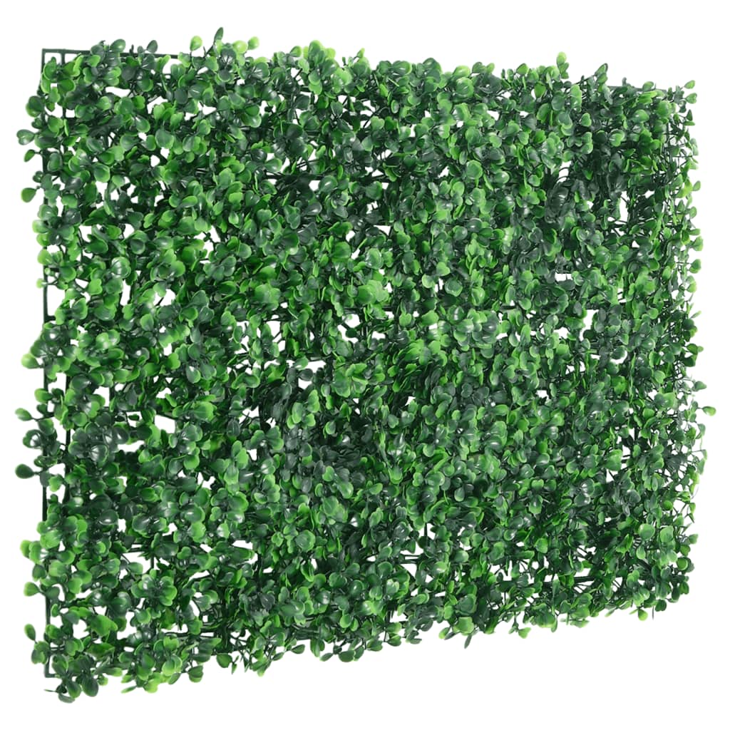 vidaXL Gard din frunze de arbust artificiale, 6 buc., verde, 40x60 cm vidaXL Gard din frunze de arbust artificiale, 6 buc., verde, 40x60 cm