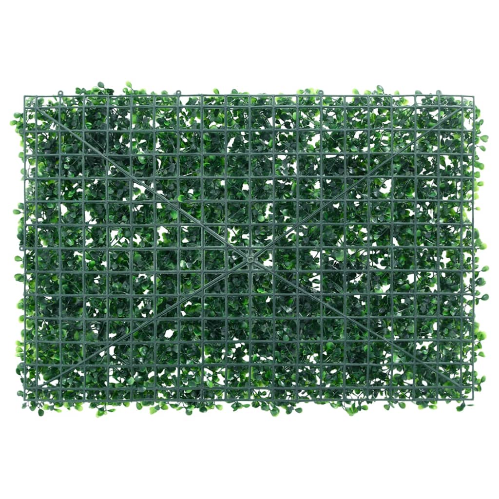 vidaXL Gard din frunze de arbust artificiale, 6 buc., verde, 40x60 cm vidaXL Gard din frunze de arbust artificiale, 6 buc., verde, 40x60 cm
