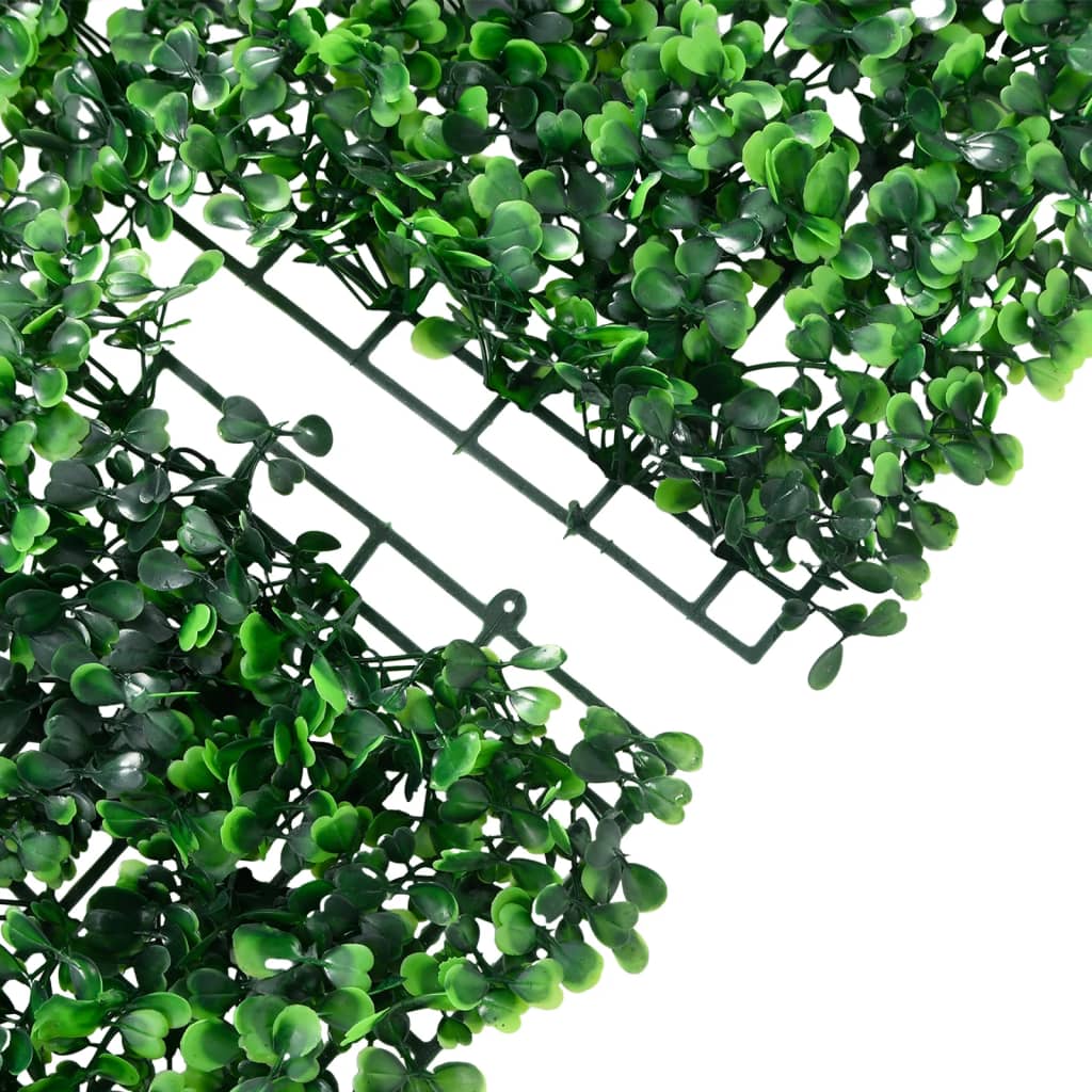 vidaXL Gard din frunze de arbust artificiale, 24 buc. verde 40x60 cm vidaXL Gard din frunze de arbust artificiale, 24 buc. verde 40x60 cm