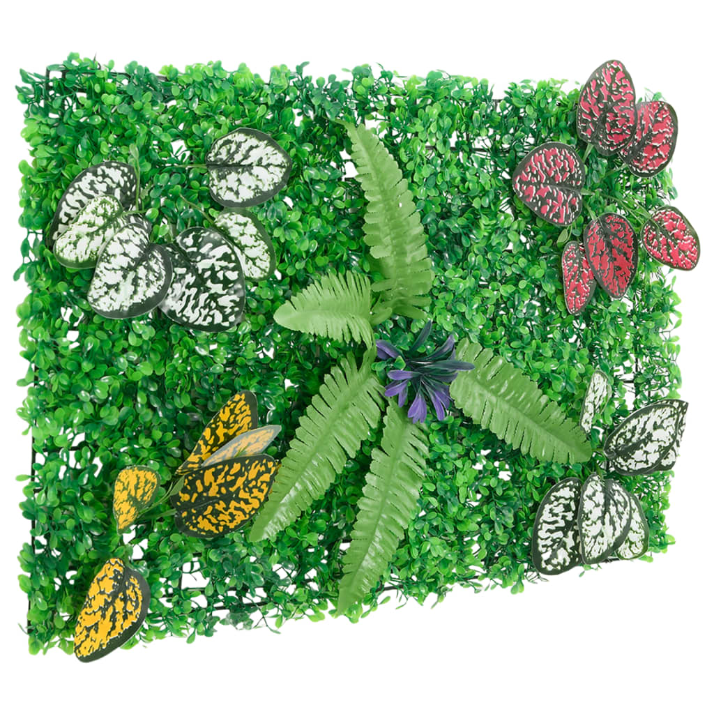 vidaXL Gard din plante artificiale, 6 buc., verde, 40x60 cm vidaXL Gard din plante artificiale, 6 buc., verde, 40x60 cm