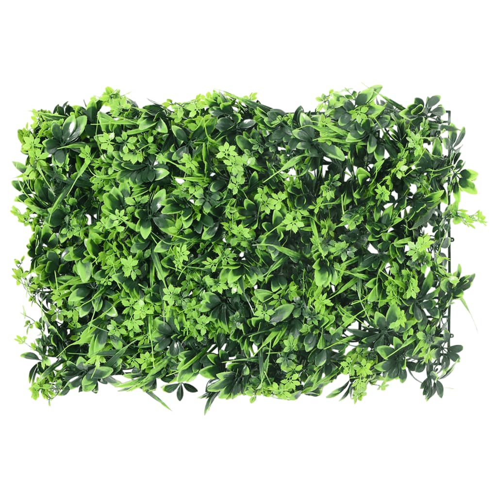 vidaXL Gard din frunze artificiale, 6 buc., verde, 40x60 cm vidaXL Gard din frunze artificiale, 6 buc., verde, 40x60 cm