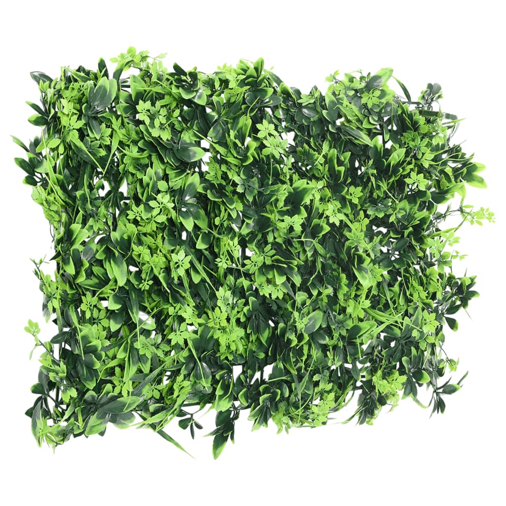 vidaXL Gard din frunze artificiale, 24 buc., verde, 40x60 cm vidaXL Gard din frunze artificiale, 24 buc., verde, 40x60 cm