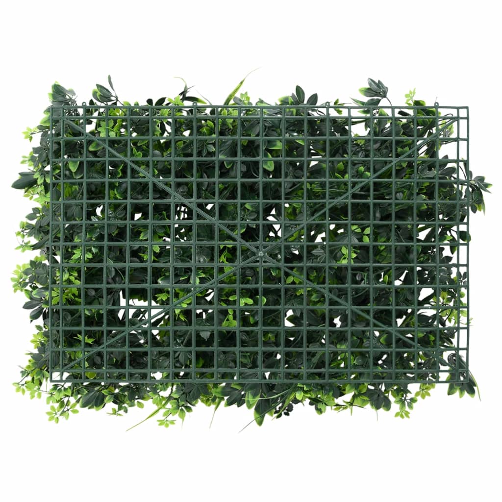 vidaXL Gard din frunze artificiale, 24 buc., verde, 40x60 cm vidaXL Gard din frunze artificiale, 24 buc., verde, 40x60 cm