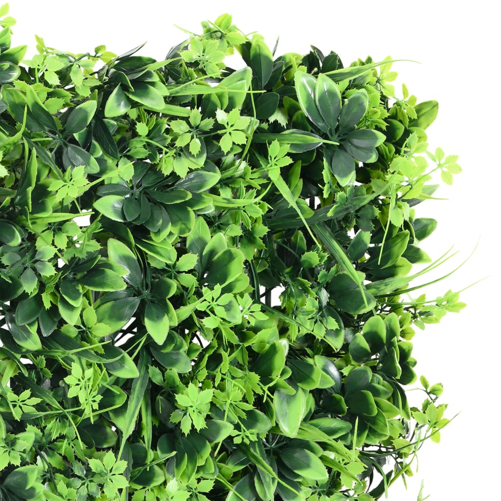vidaXL Gard din frunze artificiale, 24 buc., verde, 40x60 cm vidaXL Gard din frunze artificiale, 24 buc., verde, 40x60 cm