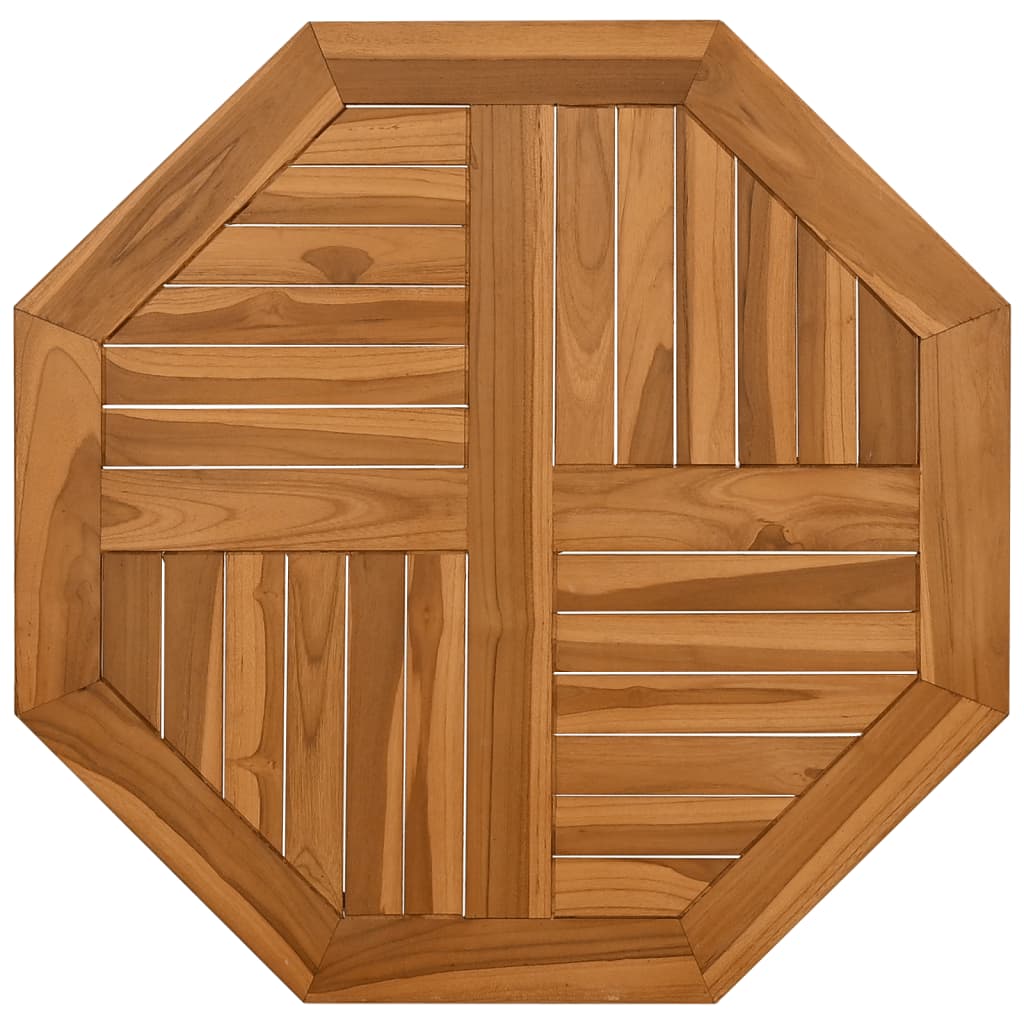 vidaXL Blat de masă, 70x70x2,5 cm, octogonal, lemn masiv de tec vidaXL Blat de masă, 70x70x2,5 cm, octogonal, lemn masiv de tec