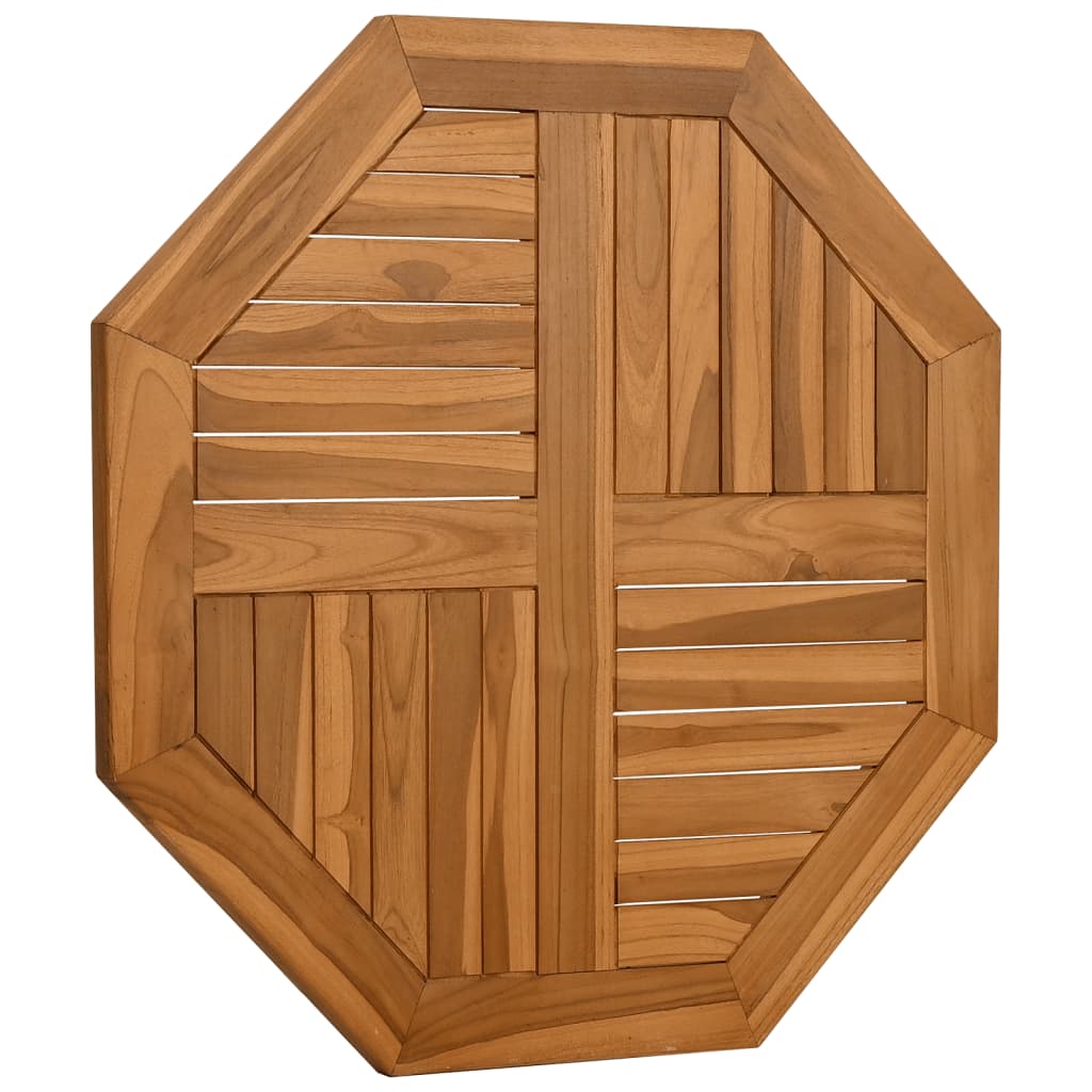 vidaXL Blat de masă, 70x70x2,5 cm, octogonal, lemn masiv de tec vidaXL Blat de masă, 70x70x2,5 cm, octogonal, lemn masiv de tec